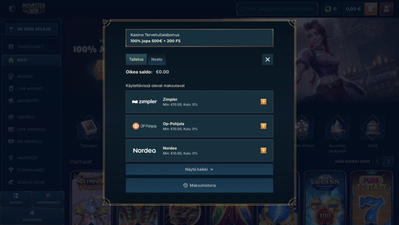 Monsterwin Deposit